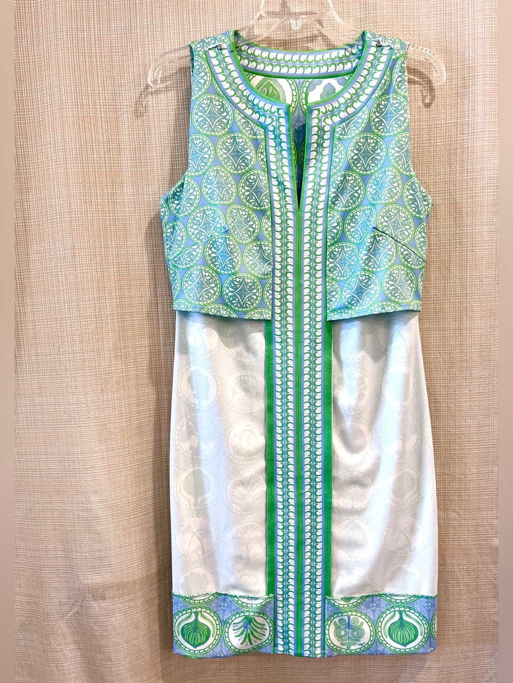 Gretchen Scott Sleeveless Shift Dress Plain Jane Dress Circle of Love Preppy - Picture 15 of 16